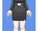スーツちゃん【完成品】販売します 完成品全身立ち絵配信んやアイコンなどに イメージ3