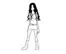 y2k風　雰囲気イラスト描きます y2kなどの線画イラストエモくてかわいくてセクシーなイラスト イメージ1