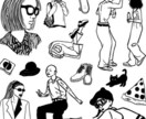シンプルでおしゃれなイラストを描きます 思い出写真、プレゼント、SNSアイコン、ポストカードなど イメージ9