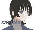 SNS用の可愛い女の子のアイコンを描きます 外国風ちっくなレトロ可愛い女の子！ イメージ6