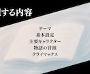 物語を書き始めるための構想を一緒に整理します あなたの書きたい物語。書ける形に整えます。 イメージ2