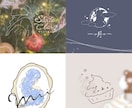 モニター価格/イラストロゴデザインを制作いたします ハンドメイド作家が作るあなたに寄り添うやさしいイラストロゴ イメージ3