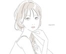シンプルで大人可愛いアイコン描きます 超簡単依頼♪写真を1枚送るだけ！最短1日で納品も可能◎ イメージ6