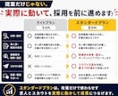 採用代行スタンダード◆採用実務まで30日代行します 求人改善からスカウト運用まで現役採用担当が対応 イメージ3