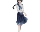 探索者の立ち絵をお描きいたします ディスプレイ表情差分付きTRPGの立ち絵イラスト！ イメージ5