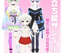超リッチなVtuberモデル制作いたします イラストからモデリングまでおまかせください！ イメージ3
