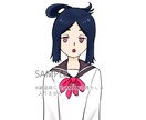 完成品の学生女の子キャラクター立ち絵を販売します TRPGや自作ゲームなど使い方はあなた次第です！ イメージ4