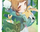 柔らかい空気感のある可愛いイラストお描きします 歌ってみたや記念イラストなどに！ イメージ2