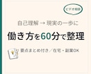 自己理解を現実に活かす！才能診断＆働き方相談します 在宅・副業の不安を整理。特性を生かした働き方の一歩を考えます イメージ1