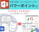 原稿からパワーポイント作成します プレゼン､オンラインスクール､印刷物など､一から作成します イメージ1