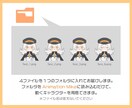 お手軽にVtuberデビュー！配信用立ち絵描きます 自動でまばたき・音声に合わせて口元が動いて配信映え！ イメージ3