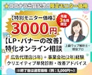 特別価格｜プロがLP・バナーの改善点を解説します 時間がない方でもサクッと本質的な課題と次のアクションが分かる イメージ1