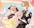 Vtuberさん向け/一枚イラスト描きます 企業Vtuber公式イラストレーターがイラスト承ります！ イメージ2