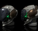 ヘルメットフェチ！アイコン作成致します アイコン、ヘッダーあなた好みのリアル系sfに仕上げます！ イメージ2