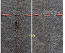 ニット製品の穴あき補修致します あなたの大切なセーター、カットソーなど、丁寧にお直しします。 イメージ3