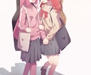 サムネイルやキャラ立ち絵などイラスト全般制作します バストアップから引きの構図まで幅広く対応しています イメージ5