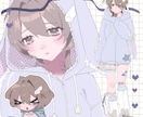 可愛い詰め込みイラスト描きます 期間限定で先着3名様のみ30％OFFになります✦ イメージ1