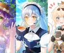 魅力的なイラスト描きます キャラクターデザインが得意です イメージ1