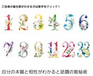 誕生数秘学より貴方の運勢を鑑定致します 誕生数秘学は貴方へのバースデープレゼントです イメージ1