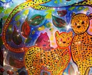 水彩画でお誕生日カード作成します お子様やお友達へ、世界で一枚の可愛いカードを作成します。 イメージ4