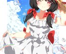 商用OK！透明感可愛いアニメ塗りイラストを描きます 背景付き一枚絵、キャラデザ、立ち絵などなんでもお任せ下さい！ イメージ4