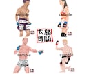 格闘太郎タッチで迫力あるイラストを描きます 写真から“格闘太郎風”にカッコよく再現！ イメージ1