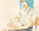 あなたの創作キャラををアナログ水彩で描きます 額装・現物発送も。あなたの「うちの子」描かせてください！ イメージ5
