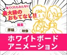 手書きで引き込む世界観っ✨結婚式ムービー作成します ホワイトボードアニメーションで届ける感動&最高のおもてなし！ イメージ1