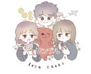 ゆるくて優しい似顔絵イラストをお描きします ゆるかわなイラストはお任せ下さい！プレゼントにもオススメ♪ イメージ5
