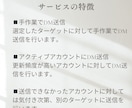 インスタのDM運用代行いたします 面倒なDM送付を代わりに行います！ イメージ4