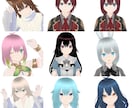 Vroid製オリジナル3Dモデル制作します あなただけのオリジナルアバター作ります イメージ2