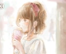 一枚絵描きます 可愛い女の子、装飾の多い服装が得意です。 イメージ2