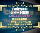 Twitterのツイート添削します 【フォロワー2.2万人のプロがアナタのツイートを伸ばします】 イメージ1