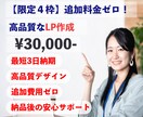 高品質な貴方だけのLPを作ります 【限定４枠】追加料金ゼロで安心！格安LP作成！ イメージ1