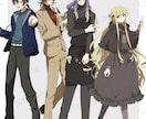 TRPG向けの立ち絵制作いたします アニメキャラクターのように動きや表情豊かなイラスト描けます！ イメージ3