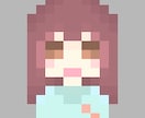 正方形のドットアイコンをお描きします 最小16px四方からOK！SNSアイコンにもおすすめです！ イメージ1