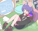 アイコン、ヘッダー、一枚絵を描きます アニメ調の可愛らしいアイコン、ヘッダーを描きます イメージ2