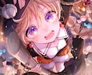 アイコン・歌ってみた・Live2D立ち絵等描きます ちびキャラや配信用イラスト等、幅広く制作しています！ イメージ2