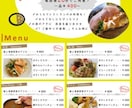 ご自身で編集可能！メニュー作成します フレンチ、居酒屋　様々なテイストが可能！ イメージ2