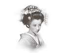 昭和のプロマイド風の似顔絵を描きます リアルなのに手描きのあたたかさ イメージ2