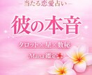 彼の本音と今後の関係を徹底鑑定いたします タロット×星×数秘を使い、詳しくお話します イメージ1