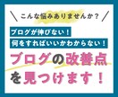 8年の経験から【ブログの改善点】を提案します ブログ全体の改善：ブログが伸びない原因を整理して改善点を提示 イメージ1