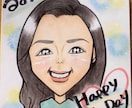 ギフトにぴったりの似顔絵を手書きで制作致します 結婚・還暦・誕生日・七五三等のお祝いに心温まる似顔絵書きます イメージ1