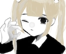 ダーク、病み系なアイコンイラスト描きます ダーク、病み系、女の子◎ご相談のみも可！ イメージ2