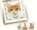 ペットの似顔絵と首輪チャーム　セットでお作りします 世界でお一つ♡ウチのコ似顔絵とチャームをセットでお届け イメージ1