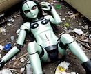 廃棄されたロボットをCG写真で創造しています ゴミ捨て場に廃棄された可哀想なロボットたちのCG写真 イメージ3