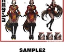 魅力的なキャラクターデザイン制作します TRPGや配信などに映えるキャラクターデザインを！ イメージ3