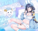 商用OK！ご希望のイラストお描きします グッズ/立ち絵/歌ってみた等、シーンにあわせて柔軟にご対応！ イメージ9