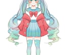 万人受けする絵柄で女の子を描きます 立ち絵描きます！今なら半額料金でご案内 イメージ3