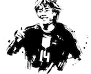 SNSや名刺に！魅力あるモノクロ似顔絵を描きます ビジネスの成功は第一印象！記憶に残る名刺を心がけています。 イメージ7